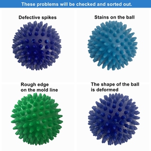 9cm de alta densidad mano cuerpo auto masaje herramienta terapia Spike masaje bola para pies - Product Image 6