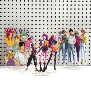 OEM ODM Anime K-Pop <span class=keywords><strong>Demon</strong></span> Hunter Acrylic Standee Double Sided Standee Zoey Rumi Mira Anime Standee Cadeaux pour amis - Product Image 1