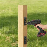 Supports muraux robustes pour cordes, anneaux de fixation pour balustrades de terrasse, quincaillerie pour clôtures en corde de chanvre, quincaillerie pour clôtures de jardin en corde