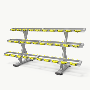 แอทิคอลเพลทหกเหลี่ยมสามชั้นทำจากเหล็กเชิงพาณิชย์55กก. <span class=keywords><strong>GM110</strong></span>สำหรับการฝึกความแข็งแรง - Product Image 1