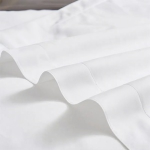 Set di Biancheria da Letto di Lusso 5 Stelle 100% Cotone Tessuto, Misura King Size per Hotel, con Federe, 300TC, <span class=keywords><strong>Lenzuola</strong></span> Bianche Ecologiche - Product Image 4