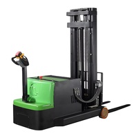 Palette électrique de 1 tonne à chargement automatique, empileur électrique Walkie pour entrepôt