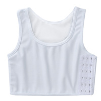 Soutien-Gorge de Sport Grande Taille Respirant à Col Rond pour Femmes, Liant Poitrine Court, Corset Gainant – Vente en Gros