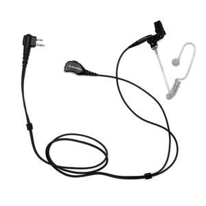 PMLN6530 Kit portable noir à deux fils avec bouton PTT et écouteur pour radios bidirectionnelles Motorola DP1400 CP200D DEP450 XIR P3688 - Product Image 1