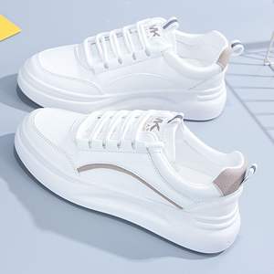 Small White Model 2026 Spring New Good to Match Single Female Student Sports Flat <b>Casual</b> Thick Sole Increase Board <b>Shoes</b> - Product Image 1