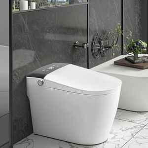 <span class=keywords><strong>Toilette</strong></span> à chasse d'eau intelligente avancée haut de gamme <span class=keywords><strong>toilette</strong></span> en céramique au sol salle de bain mince ensemble de toilettes intelligentes Siphon télécommandé - Product Image 3