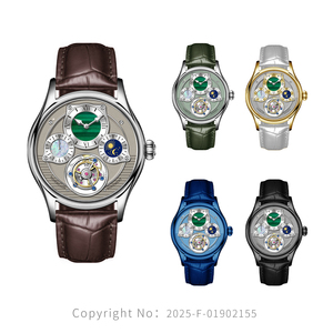 Relojes de Pulsera Multifuncionales de Moda para Hombre con Doble Hora y Fase Lunar, Diseño Original de Fábrica OEM/ODM - Product Image 1
