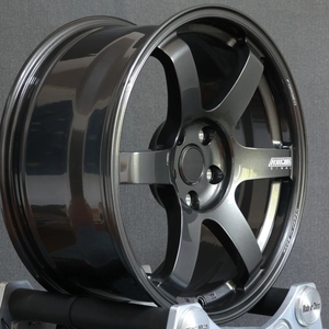 ล้อแม็กซ์ฟอร์จสีเทา Gunmetal <span class=keywords><strong>TE37</strong></span> Style SAGA S-plus ขนาด 17 <span class=keywords><strong>18</strong></span> 19 นิ้ว 5x120 5x112 5x114.3 สำหรับ Honda GR86 BRZ Supra Camry - Product Image 5