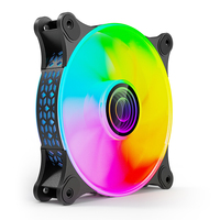 Personnalisation du logo Radiateur de refroidissement pour jeux RVB Ventilateur pour PC Refroidisseur de châssis d'ordinateur Ventilateur CPU 120mm RVB pour PC