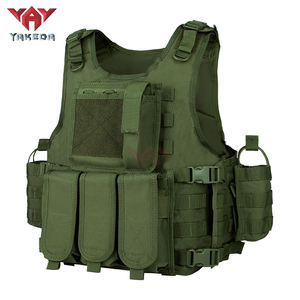 سترة تكتيكية سوداء من YAKEDA، سترة واقية تكتيكية - Product Image 3