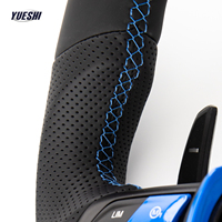 Volant en cuir perforé M Sport personnalisé avec palettes de changement de vitesse pour BMW F20 F30 F32 F48 F80 F22 F34, fourni par l'usine