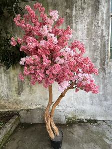 <span class=keywords><strong>Arbre</strong></span> de cerisier artificiel rose et blanc de haute qualité résistant aux UV, plante <span class=keywords><strong>en</strong></span> <span class=keywords><strong>pot</strong></span> de style bonsaï japonais pour l'extérieur - Product Image 5