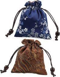 नए डिजाइन कस्टम लोगो कस्टम कढ़ाई सैटिन पाउच - Product Image 5