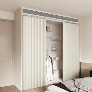 XinLan Vente en gros <span class=keywords><strong>Rideau</strong></span> de placard familial pour porte coulissante, facile à installer - Product Image 5