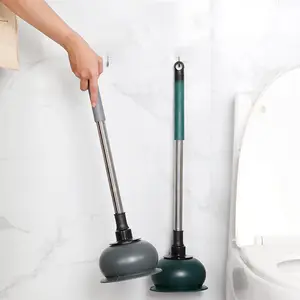 DS2768 Plunger kamar mandi untuk penggunaan komersial industri pembuangan wastafel Toilet Clog Remover dengan kualitas tinggi cangkir pengisap Plunger Toilet