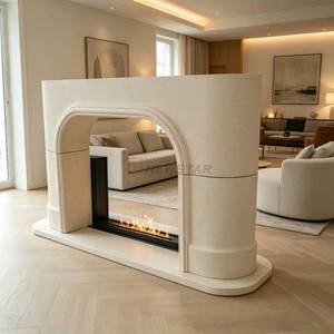 Revestimiento de Chimenea de Piedra Contemporáneo, Diseño Minimalista para Decoración de Apartamentos y Hogares - Product Image 4