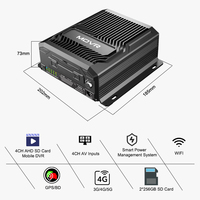1080P HD mobil DVR geri görüş kamerası 4CH MDVR kiti 4G PS Wifi canlı Video CMSV6 CNMS araç Blackbox otobüs/kamyon CCTV TFT reklamlar kaydedici