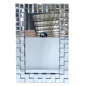 Grand <span class=keywords><strong>Miroir</strong></span> <span class=keywords><strong>Mural</strong></span> Décoratif <span class=keywords><strong>Rond</strong></span> Design Soleil en 3D pour Salon - Product Image 4