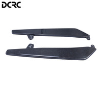 Pour BMW Série 5 G30/G38, jupes latérales en fibre de carbone véritable style FD sur le pare-chocs arrière, modification et mise à niveau 2017-2020