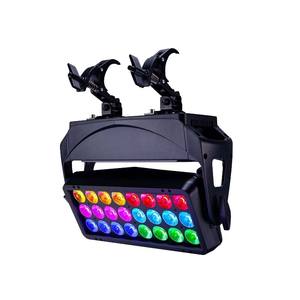 תאורת שטיפה מקצועית 24 X 20W עם 6 מקטעים ניתנים לשליטה בנפרד, עמידות למים IP65, לשימוש במה - Product Image 4