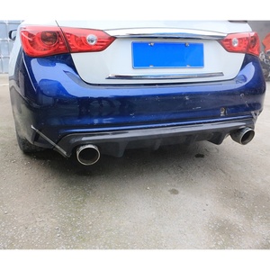 Kit de Carrocería de Fibra de Carbono Húmeda Pequeño para Modificación de Automóviles 2018-2024, Alerón Delantero y Trasero, Compatible con Infiniti Q50 - Product Image 5