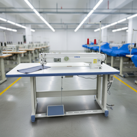 Dreistufige Vierpunkt-Flachbett-Direktantrieb-Zickzack-Einnadel-Industrienähmaschine mit Langarm RN-1583D