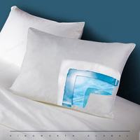 Conception orthopédique Base d'eau réglable et de soutien Oreiller d'eau glacée Refroidissement à l'eau froide Oreiller de couchage pour le soulagement de la douleur au cou