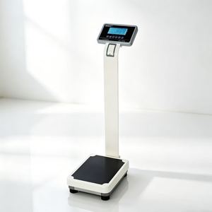 Báscula Digital de Altura y <span class=keywords><strong>Peso</strong></span> <span class=keywords><strong>con</strong></span> Capacidad de 200 kg, Báscula <span class=keywords><strong>con</strong></span> Barra de Medición de Altura de 210 cm, Báscula de Medición Corporal para Uso Hospitalario - Product Image 4