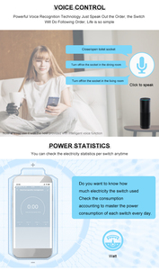 Makegood nhà máy Outlet 5pin thông minh phổ tường ổ cắm 16A với trẻ em bảo vệ tương thích Alexa thông minh wifi Anh tường ổ cắm - Product Image 6