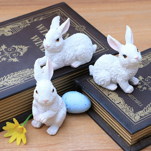 Mignon lapin de Pâques en forme d'animal pot de fleur décoration cadeau de jardin adapté aux enfants article - Product Image 1