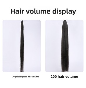 Extensions capillaires invisibles pour femmes, 3 générations, non pliables, en plumes, double trame, <span class=keywords><strong>cheveux</strong></span> Remy naturels, qualité 9A 10A - Product Image 5