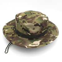 Sombrero de Camuflaje para Hombre, Estilo Boonie, para Verano, Caza, Senderismo, Pesca, Escalada, Gorra de Pescador, Estilo Panamá