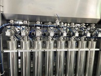 Machine de remplissage automatique électrique à piston de haute précision pour miel, boissons, shampoing, gel, pâte, liquides visqueux en bouteilles et bocaux