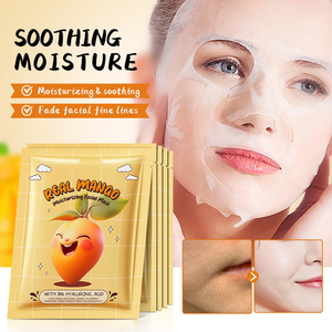 Mascarilla de hoja de niacinamida nutritiva reafirmante hidratante antienvejecimiento con sabor a fruta - Product Image 4