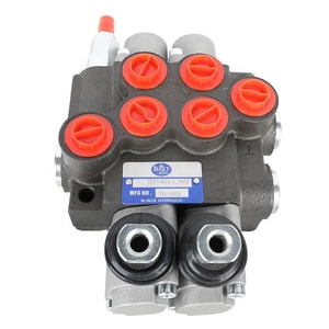 <strong>Hydraulic</strong> Manifold Directional Control Valve 40L/min 2 Spools Valve 2P40 <strong>Hydraulic</strong> Monoblock Directional Control Valve
