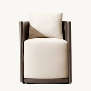 Villa moderna Juego de muebles de comedor al aire libre Aluminio Hotel Mesa de comedor al aire libre y sillas Resort Mesa de comedor y sillas al aire libre - Product Image 5