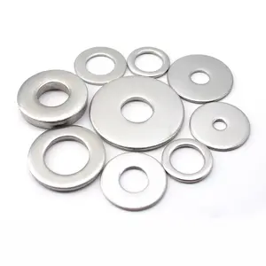 Stok DIN 988 paslanmaz çelik conta M6 metal shim yıkayıcı düz yıkayıcı