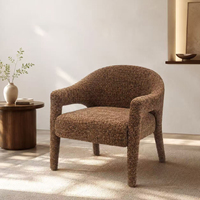 Fauteuils modulaires de luxe en tissu pour hôtel, chambre ou appartement