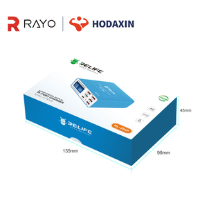 Cargador Lightning con Pantalla Digital de 6 Puertos RELIFE RL-304P, Carga Rápida de 3A, Protocolo PD QC, Conexión Inteligente <span class=keywords><strong>para</strong></span> Múltiples Dispositivos - Product Image 1