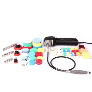 CE 710W Mini Rotary polisher polishing machine kits with flexible shaft for car buffing polishers care detailing equipment