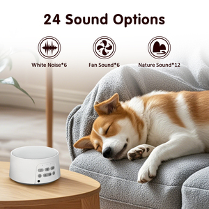 Máquina de Sonido <span class=keywords><strong>para</strong></span> Mascotas HiFiD W04 <span class=keywords><strong>para</strong></span> Aliviar la Ansiedad de los Perros, 24 Sonidos Relajantes, Ayuda <span class=keywords><strong>para</strong></span> <span class=keywords><strong>Dormir</strong></span> Portátil <span class=keywords><strong>para</strong></span> Mascotas, 100% Privado, Fábrica con Certificación BSCI - Product Image 4