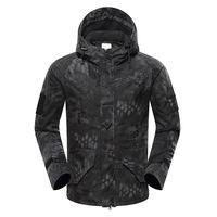 Veste tactique d'extérieur pour homme, veste G8 imperméable avec capuche, veste tactique, veste chaude d'hiver