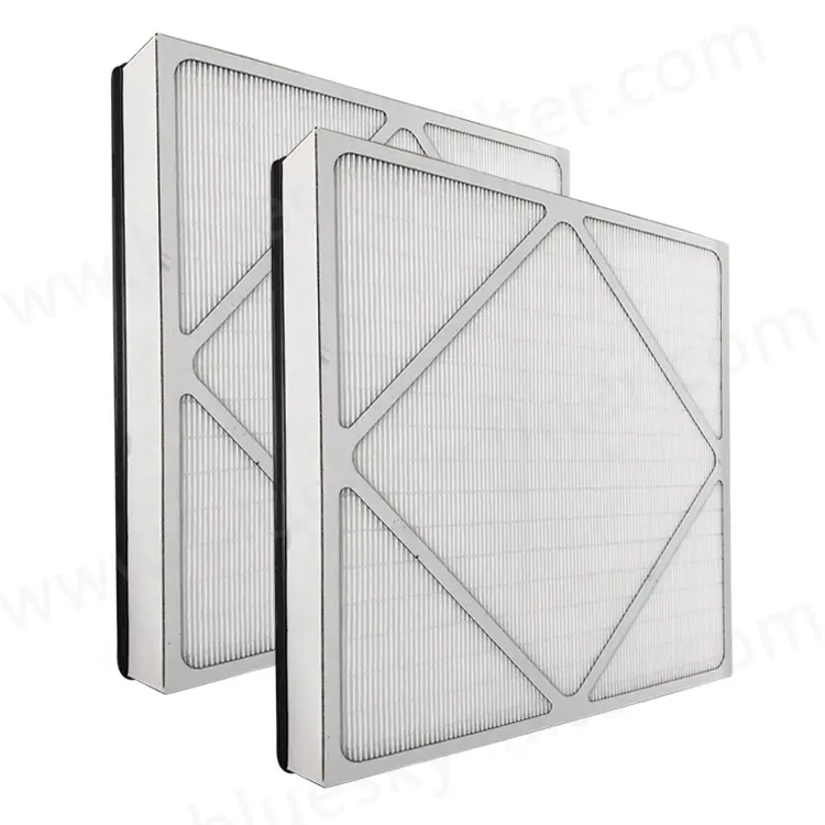 Customized 18Inch China Supplier Air Purifier Mini Pleated Replacement Panel H14 True HEPA Filters