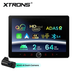 Reproductor Multimedia para Auto Android de 10.1 Pulgadas, Single DIN, con Sistema Avanzado de Asistencia al Conductor Integrado, 64GB, Entrada HD, QLED, CarPlay, XTRONS - Product Image 2