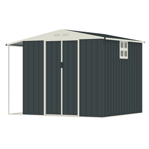 Cobertizo de almacenamiento de <span class=keywords><strong>metal</strong></span> para exteriores, cobertizo de jardín para herramientas, cobertizo de almacenamiento de leña, - Product Image 5