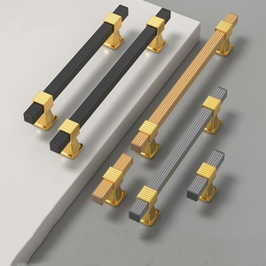 BAOCHUN Mm96 Gold Drawer Handles Modern Tiradores Manillas Jaladeras <b>for</b> Cabinets and Wardrobe Latest <b>for</b> Bedroom Use - Product Image 3