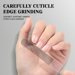 Lime à <span class=keywords><strong>ongles</strong></span> réutilisable en verre nano de forme ronde, polissoir pour <span class=keywords><strong>ongles</strong></span> naturels, outil de manucure, vente en gros - Product Image 6