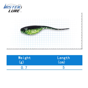 <span class=keywords><strong>MISTER</strong></span> LURE 5cm/0,7g Anti-Real Soft PVC Bait Tadpole Señuelo de pesca para mar y río Empaquetado para lago Pesca de agua salada - Product Image 2
