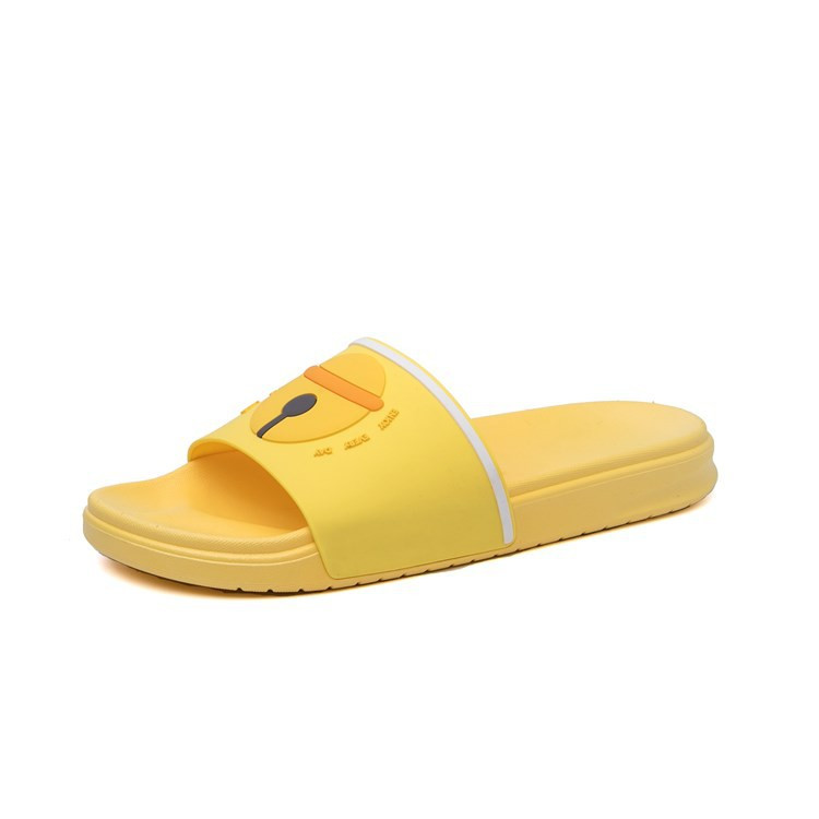 Summer Beach Flip Flops Bathroom Flat Sandals PVC Outsole Non-slip Slides Slippers for Women
