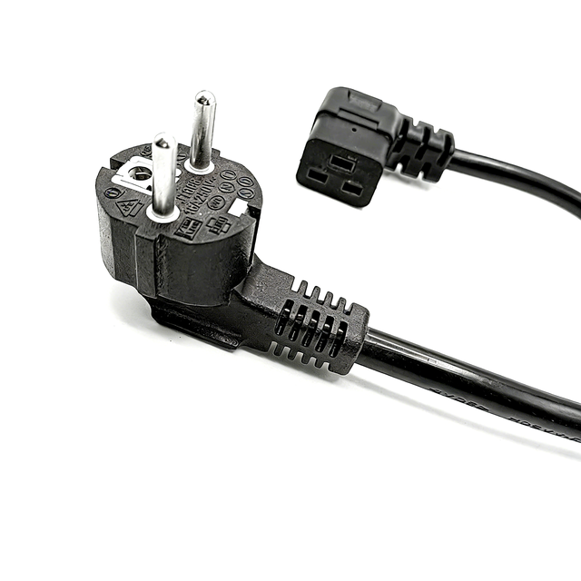 IP44 European Waterproof Plug Power Cord, EU 1 to 2 Splitter Extension Cable, Euro Standard Extension Power Cord
